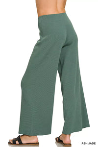 Zenana Viscose Sweater Top & Pants Set Thumbnail 6