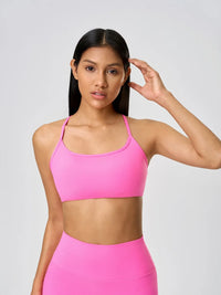 Millennia Crisscross Back Scoop Neck Active Cami with Detachable Chest Pads Thumbnail 19