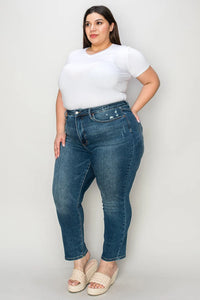 Judy Blue Full Size Tummy Control High Waist Slim Jeans Thumbnail 14