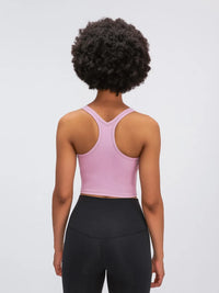 Millennia Scoop Neck Active Tank with Detachable Chest Pads Thumbnail 24