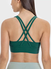 Millennia Crisscross Scoop Neck Active Tank Thumbnail 8