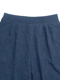 Halter Neck Top and Wide-Leg Pants Set Thumbnail 7