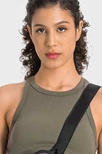 Millennia Racerback Cropped Sports Tank Thumbnail 15