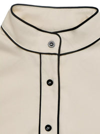 Contrast Trim Long Sleeve Shirt Thumbnail 9