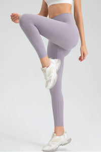 Wide Waistband Slim Fit Active Leggings Thumbnail 5