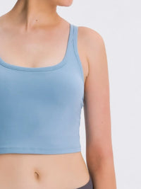 Millennia Scoop Neck Active Tank with Detachable Chest Pads Thumbnail 21