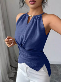 Halter Neck Crisscross Cami Thumbnail 15