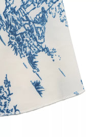 Floral Print Tie Front Ruffle Hem Cami Thumbnail 10