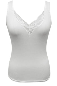Full Size Lace Detail V-Neck Tank Plus Size Thumbnail 5