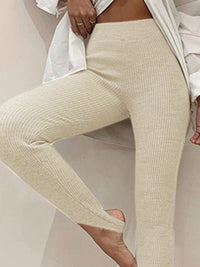 Ribbed Mid Waist Leggings Thumbnail 19