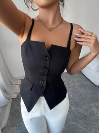 Button-Front Cami Top Thumbnail 3
