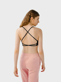 Millennia Crisscross Back Scoop Neck Active Cami with Detachable Chest Pads Thumbnail 23