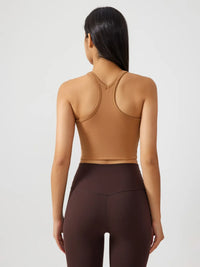 Millennia Scoop Neck Active Tank with Detachable Chest Pads Thumbnail 10