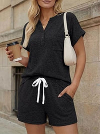 Short Sleeve Top and Shorts Set Thumbnail 6