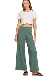 Zenana Viscose Sweater Top & Pants Set Thumbnail 12