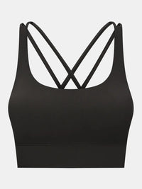 Millennia Crisscross Scoop Neck Active Tank Thumbnail 33
