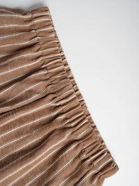 Striped Sleeveless Top and Wide Leg Pants Set Thumbnail 9