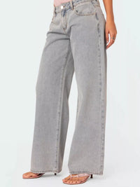 Washed Wide Leg Jeans Thumbnail 2