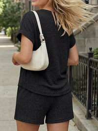 Short Sleeve Top and Shorts Set Thumbnail 8