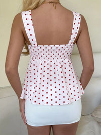 Polka Dot Ruched Cami Thumbnail 5