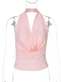 Halter Neck Ruched Cami Thumbnail 10