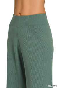 Zenana Viscose Sweater Top & Pants Set Thumbnail 9