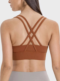 Millennia Crisscross Scoop Neck Active Tank Thumbnail 2