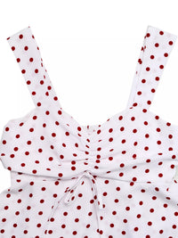 Polka Dot Ruched Cami Thumbnail 6