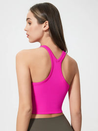 Millennia Scoop Neck Active Tank with Detachable Chest Pads Thumbnail 7