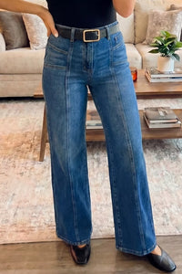 Seam Detail Shift Jeans Thumbnail 1