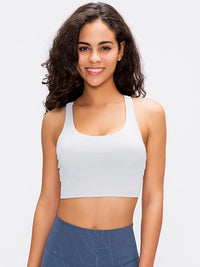 Millennia Crisscross Scoop Neck Active Tank Thumbnail 28
