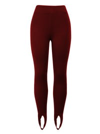 Ribbed Mid Waist Leggings Thumbnail 17