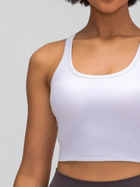 Millennia Scoop Neck Active Tank with Detachable Chest Pads Thumbnail 28