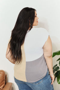 Color Block V-Neck Knit Top Thumbnail 7