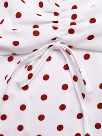 Polka Dot Ruched Cami Thumbnail 7