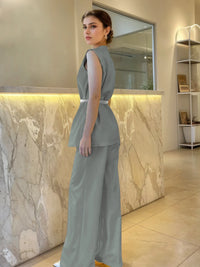 Sleeveless Top and Pants Set Thumbnail 5