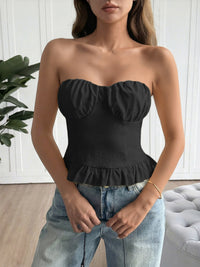 Ruffled Hem Tube Top Thumbnail 6