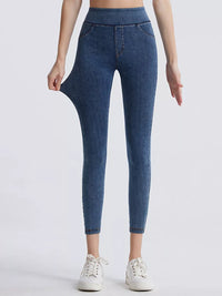 Wide Waistband Relaxed Sports Leggings Thumbnail 4