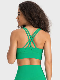 Millennia Crisscross Scoop Neck Active Tank Thumbnail 14