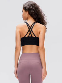 Millennia Crisscross Scoop Neck Active Tank Thumbnail 32