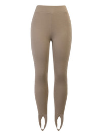 Ribbed Mid Waist Leggings Thumbnail 5