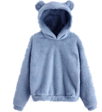 Fluffy Rabbit-Ear Hooded Top Thumbnail 13