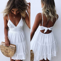 Lace Spaghetti Strap Slip Dress Thumbnail 6