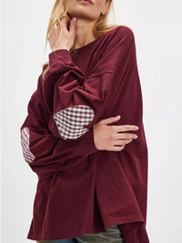 Heart Patch Long Sleeve Sweatshirt Thumbnail 2