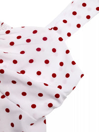 Polka Dot Ruched Cami Thumbnail 9