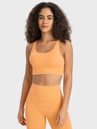 Millennia Crisscross Scoop Neck Active Tank Thumbnail 34