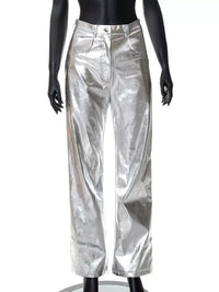 High-Waisted Straight Leg Pants Thumbnail 3