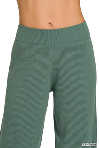 Zenana Viscose Sweater Top & Pants Set Thumbnail 14
