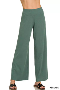Zenana Viscose Sweater Top & Pants Set Thumbnail 11