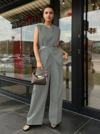 Sleeveless Top and Pants Set Thumbnail 6